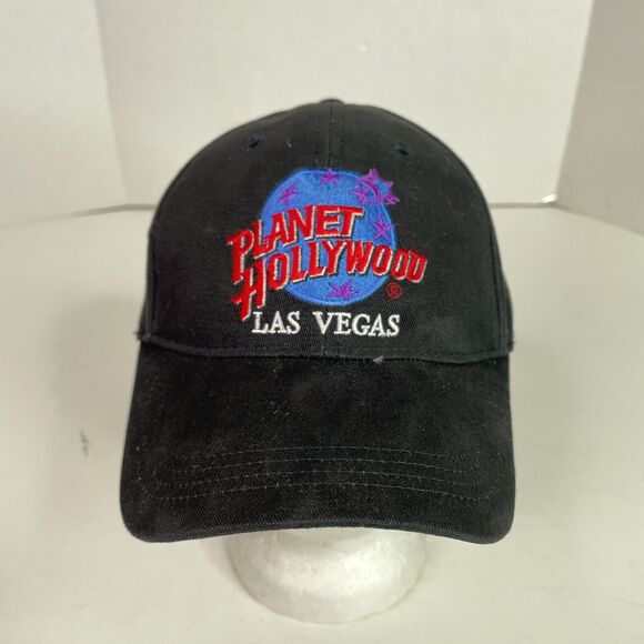 Vintage Planet Hollywood Las Vegas Hat, Adjustable Hook And Loop, Black - Picture 1 of 9